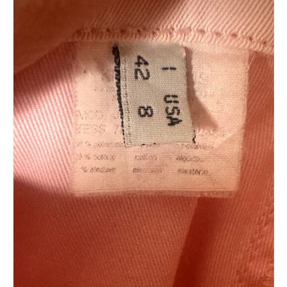 Krizia Jeans Lt. Pink Kangaroo Pocket Pencil Skirt Women's Sz 8 IT 42 Runs Small - Picture 4 of 6